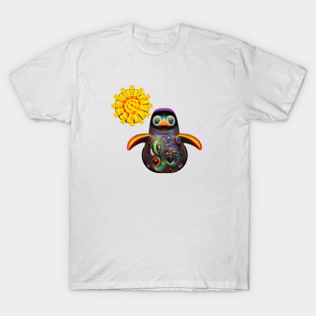 Trippy Penguin T-Shirt by L'Appel du Vide Designs by Danielle Canonico